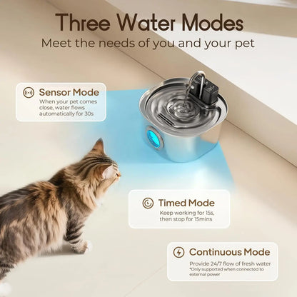 Fontaine Chat Inox 3L